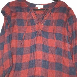 Anthropologie - Cloth & Stone Plaid Flannel